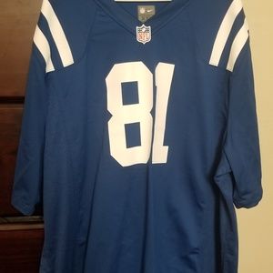 Andre Johnson Colt jersey sewn on letters/name